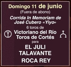 San isidro. cartel 2023.11. JUNIO