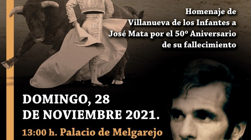 Cartel Oficial Acto Homenaje Jose Mata