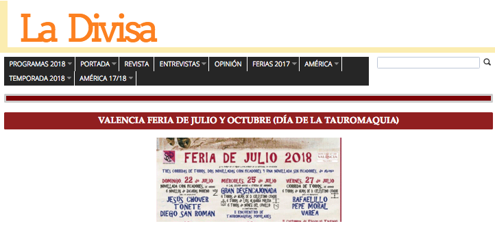 CABECERA PÁGINA VALENCIA 2018. FERIA DE JULIO