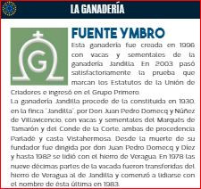 CARTEL SAN ISIDRO 15 DE MAYO. GANADERÍA