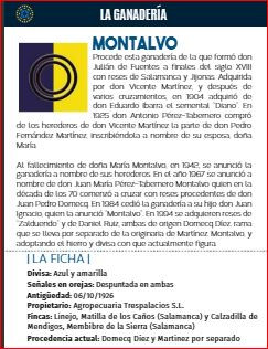 CARTEL SAN ISIDRO 5. GANADERÍA