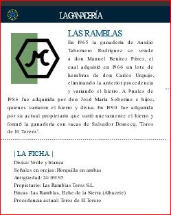 SAN ISIDRO 22. GANADERÍA