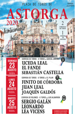 ASTORGA. CARTEL AGOSTO 2020