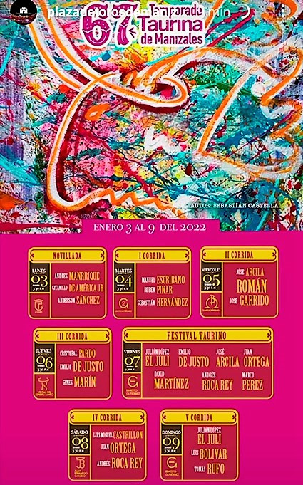 Carteles de manizales. infotauro.mundotoro