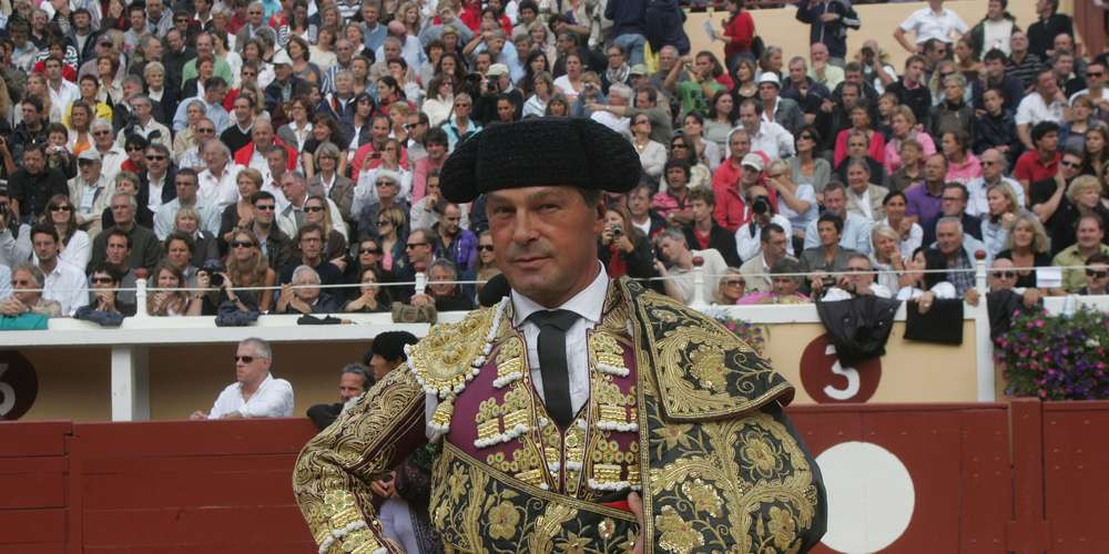 Victor mendes en aout 2008 dans les arenes de bayonne