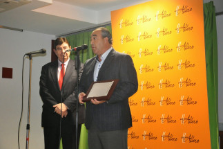 Jesús Hijosa y Presidente Club Albero