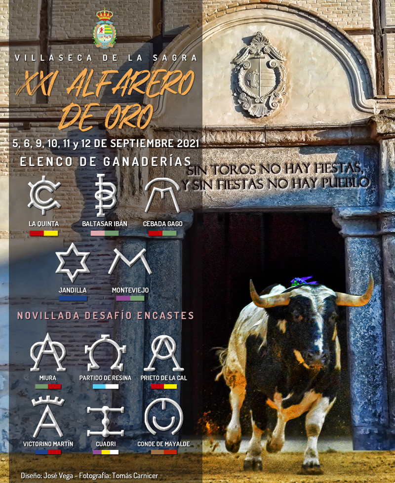 Ganaderias XXI Certamen de Novilladas Alfarero Oro 2021